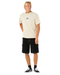 The Rip Curl Mens Classic Surf Cord Cargo Walkshorts in Black