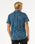 The Rip Curl Mens Floral Reef Shirt in Washed Navy