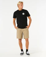 The Rip Curl Mens Boardwalk Cord Wiz Walkshorts in Khaki