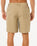 The Rip Curl Mens Boardwalk Cord Wiz Walkshorts in Khaki