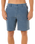 The Rip Curl Mens Boardwalk Cord Wiz Walkshorts in Washed Navy