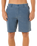 The Rip Curl Mens Boardwalk Cord Wiz Walkshorts in Washed Navy