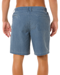 The Rip Curl Mens Boardwalk Cord Wiz Walkshorts in Washed Navy