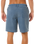 The Rip Curl Mens Boardwalk Cord Wiz Walkshorts in Washed Navy