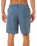 The Rip Curl Mens Boardwalk Cord Wiz Walkshorts in Washed Navy
