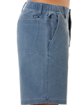 The Rip Curl Mens Boardwalk Cord Wiz Walkshorts in Washed Navy