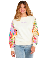 Wavy Print Sweatshirt in Lily