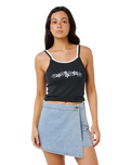 Ellie Denim Skort in Vintage Blue