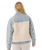 The Rip Curl Womens Artist Of The Search Cruisin' Sherpa Denim Jacket in Washed Blue