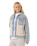 The Rip Curl Womens Artist Of The Search Cruisin' Sherpa Denim Jacket in Washed Blue