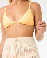 The Rip Curl Womens Cala Vadella Crochet Walkshorts in Off White