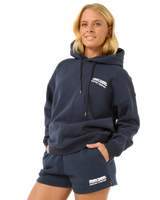 The Rip Curl Womens Surf Puff Jogger Shorts in Navy