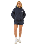 The Rip Curl Womens Surf Puff Jogger Shorts in Navy