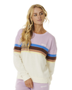 The Rip Curl Womens Surf Revival Sweatshirt in Lilac