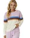 The Rip Curl Womens Surf Revival Sweatshirt in Lilac