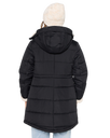The Rip Curl Womens Anti-Series Anoeta Long Line Jacket in Washed Black