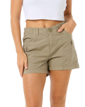 The Rip Curl Womens Cruisin Cargo Walkshorts in Sage