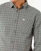 The Rip Curl Mens Classic Surf Checked Shirt in Bluestone