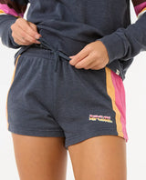 The Rip Curl Womens Las Dalias Colourblock Walkshorts in Navy