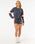 The Rip Curl Womens Las Dalias Colourblock Walkshorts in Navy