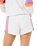 Las Dalias Colourblock Walkshorts in Grey Marle