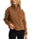 Tulua 1/4 Zip Reverse Fleece in Brown