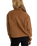 Tulua 1/4 Zip Reverse Fleece in Brown