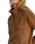Tulua 1/4 Zip Reverse Fleece in Brown