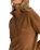 Tulua 1/4 Zip Reverse Fleece in Brown
