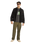 Cord Check Shirt in Black