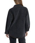 Oversized Denim Jacket in Grey