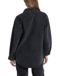 Oversized Denim Jacket in Grey