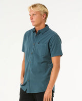 The Rip Curl Mens Classic Surf Washed Shirt in Pine Night