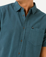 The Rip Curl Mens Classic Surf Washed Shirt in Pine Night