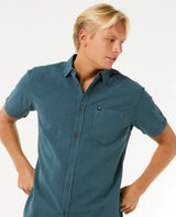 The Rip Curl Mens Classic Surf Washed Shirt in Pine Night