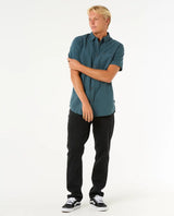 The Rip Curl Mens Classic Surf Washed Shirt in Pine Night