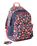 The Rip Curl Double Dome 24L + SCR Mixed Backpack in Navy Pink