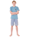 Boys Search Icon T-Shirt in Storm Blue