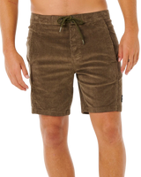 The Rip Curl Mens Classic Surf Cord Walkshorts in Rock