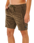 The Rip Curl Mens Classic Surf Cord Walkshorts in Rock