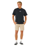 The Rip Curl Mens Classic Surf Cord Walkshorts in Bone