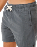 Pacific Rinse Rico Volley Shorts in Moss