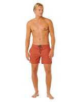 The Rip Curl Mens Mirage Retro Golden Hour Boardshorts in Baked Clay