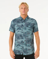 The Rip Curl Mens Dreamer Barrel Killa Shirt in Pine Night