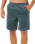 Premium Surf Cord Volley Shorts in Pine Night