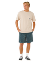 Premium Surf Cord Volley Shorts in Pine Night