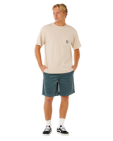 Premium Surf Cord Volley Shorts in Pine Night