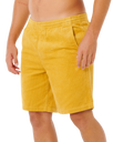 Premium Surf Cord Volley Shorts in Golden Hour