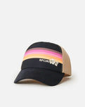 The Rip Curl Womens Revival Trucker Cap in Black