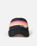The Rip Curl Womens Revival Trucker Cap in Black